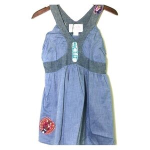 NEW-FRESH Karma Boho Embroidered Babydoll Top